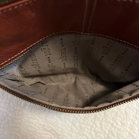 Margot Convertable Cognac Leather Convertible Backpack Laptop Crossbody Bag - Picture 11 of 14